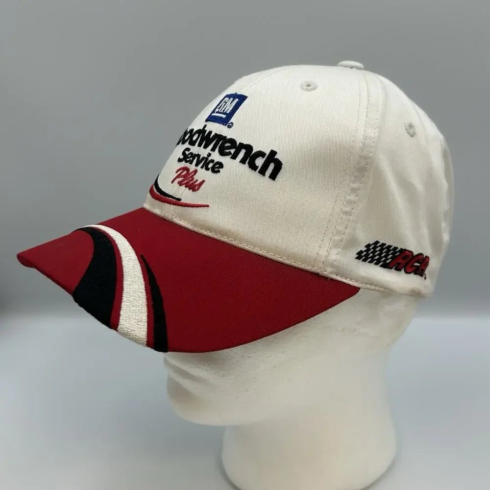 Vintage GM Goodwrench Service Plus Snapback Hat Chase Authentics NASCAR W3